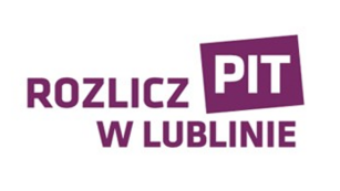 Napis: Rozlicz PIT w Lublinie