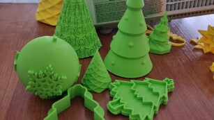 zielone wydruki 3D