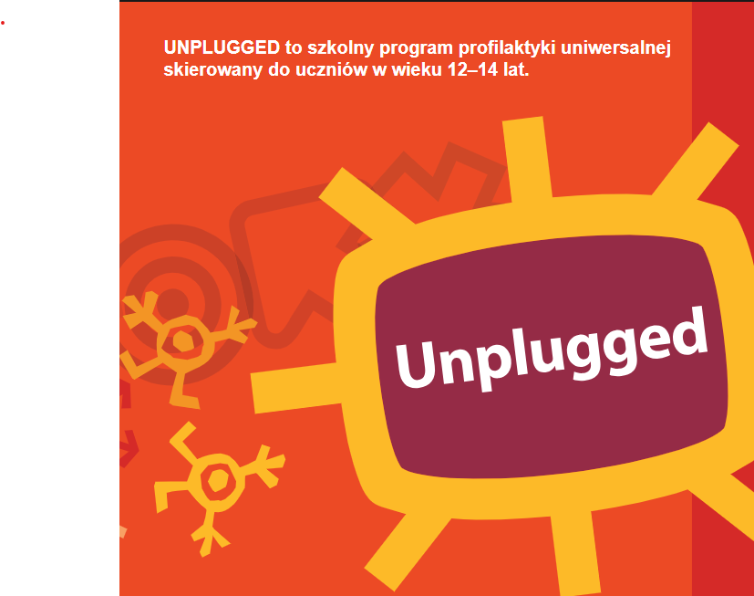 Napis Unplugged Program profilaktyki uniwersalnej